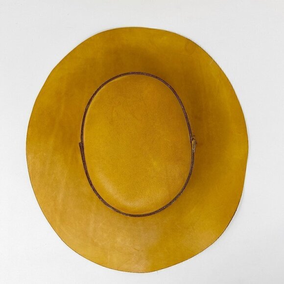 VINTAGE | Skully\'s by Henschel Western Tan Leather Hat main image 10